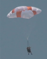 The CROSS series is a rescue system for paragliding and parachuting.